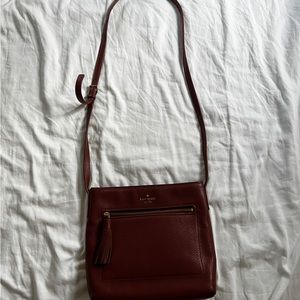Kate Spade Brown Cognac Pebble Crossbody